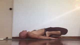 Uttana Supta Virasana/Reclined Hero Pose 