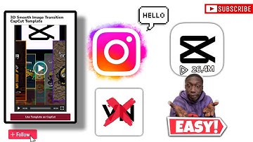 #3D SMOOTH IMAGE transition capcut template_#capcut