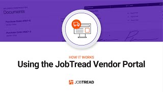 Using the JobTread Vendor Portal