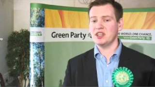 Peter Cranie talks about voting Green to stop the racist BNP