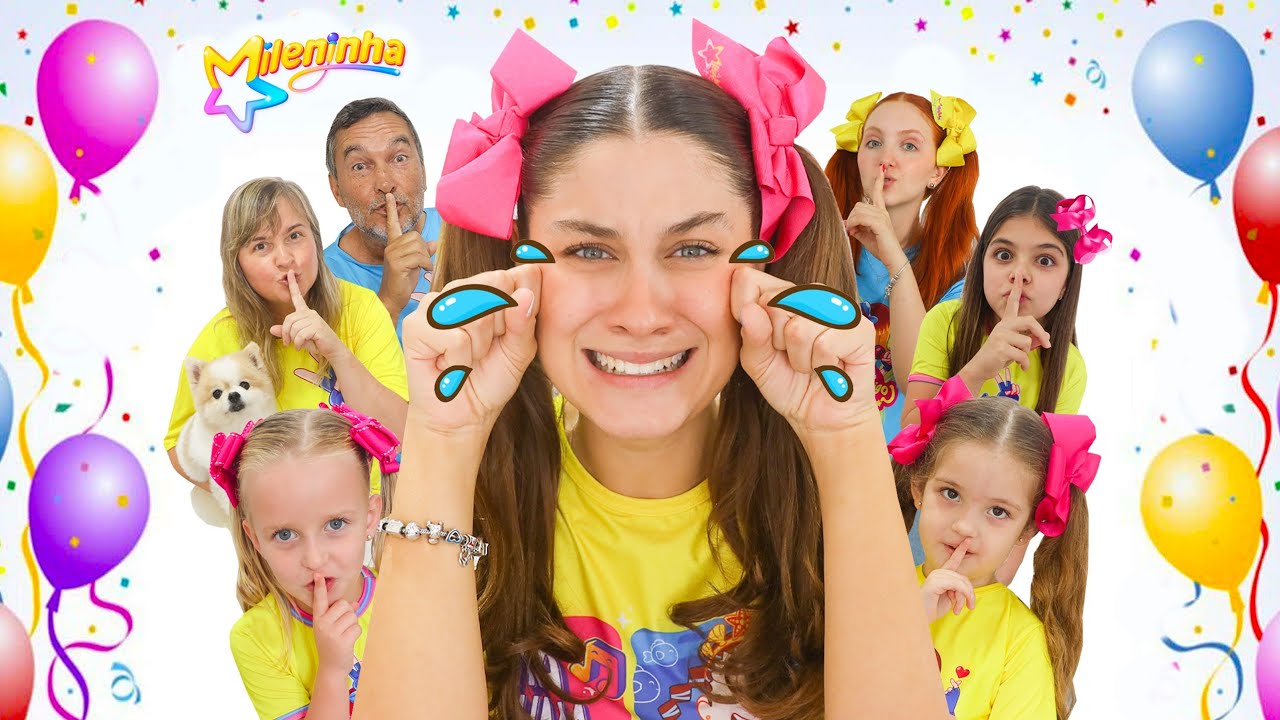 FESTA SURPRESA DE ANIVERSÁRIO DA MILENINHA | Presente Surpresa e muitas Brincadeiras