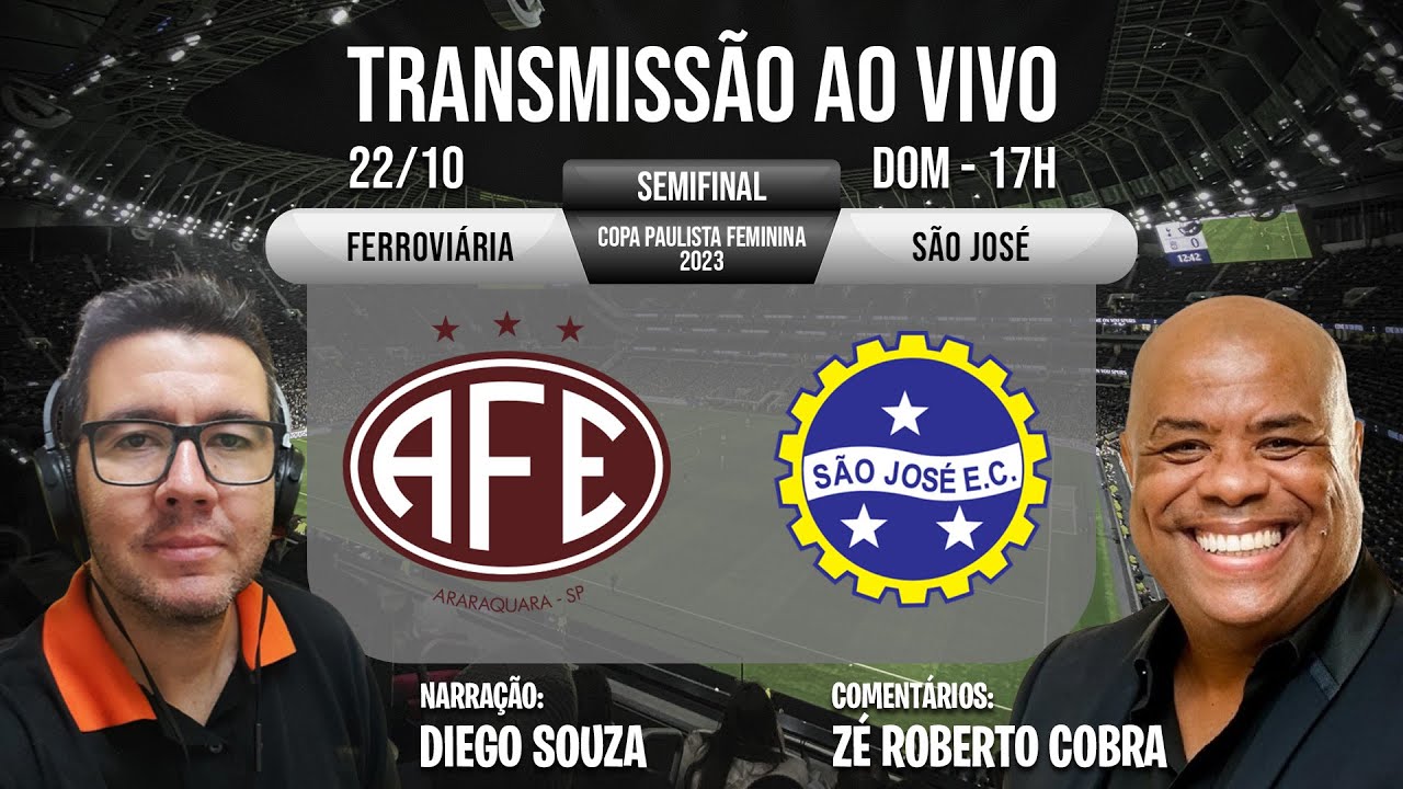 JOGO COMPLETO: SÃO JOSÉ X FERROVIÁRIA, SEMIFINAL IDA