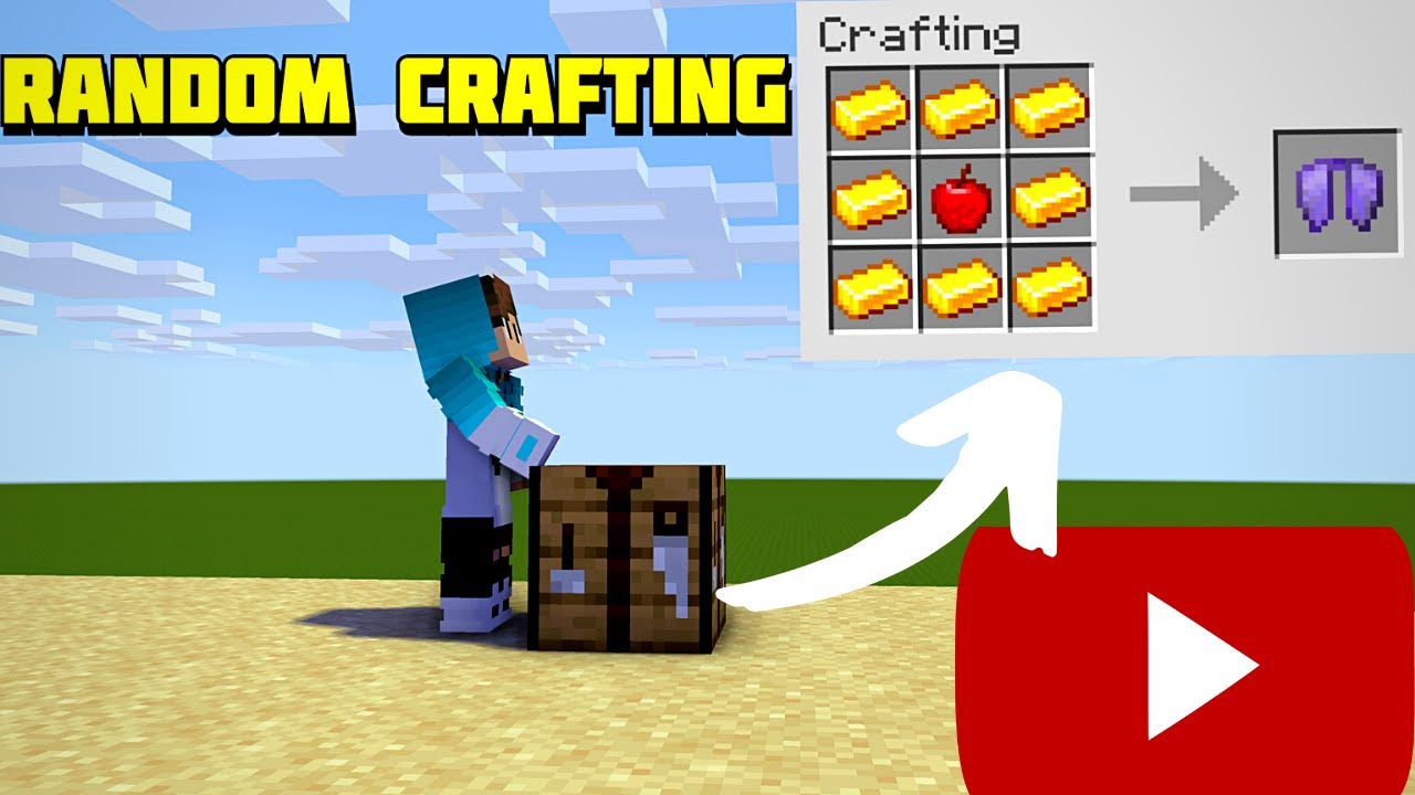 Minecraft, But Crafts Are Random - YouTube