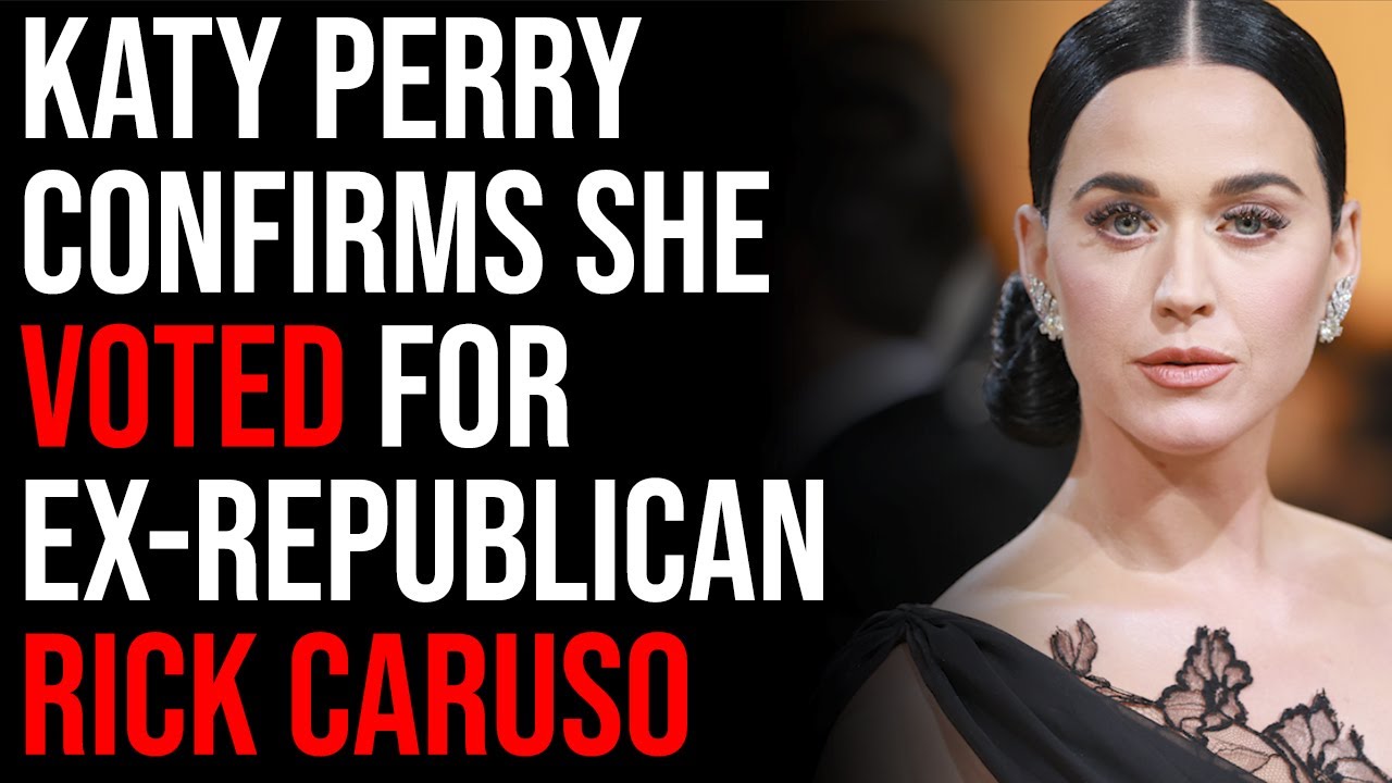 Katy Perry Confirms She Voted For Ex-Republican Rick Caruso, Pissing Democrats Off