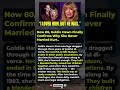 Now 80, Goldie Hawn Finally Confirms Why She Never Married Kurt #shorts