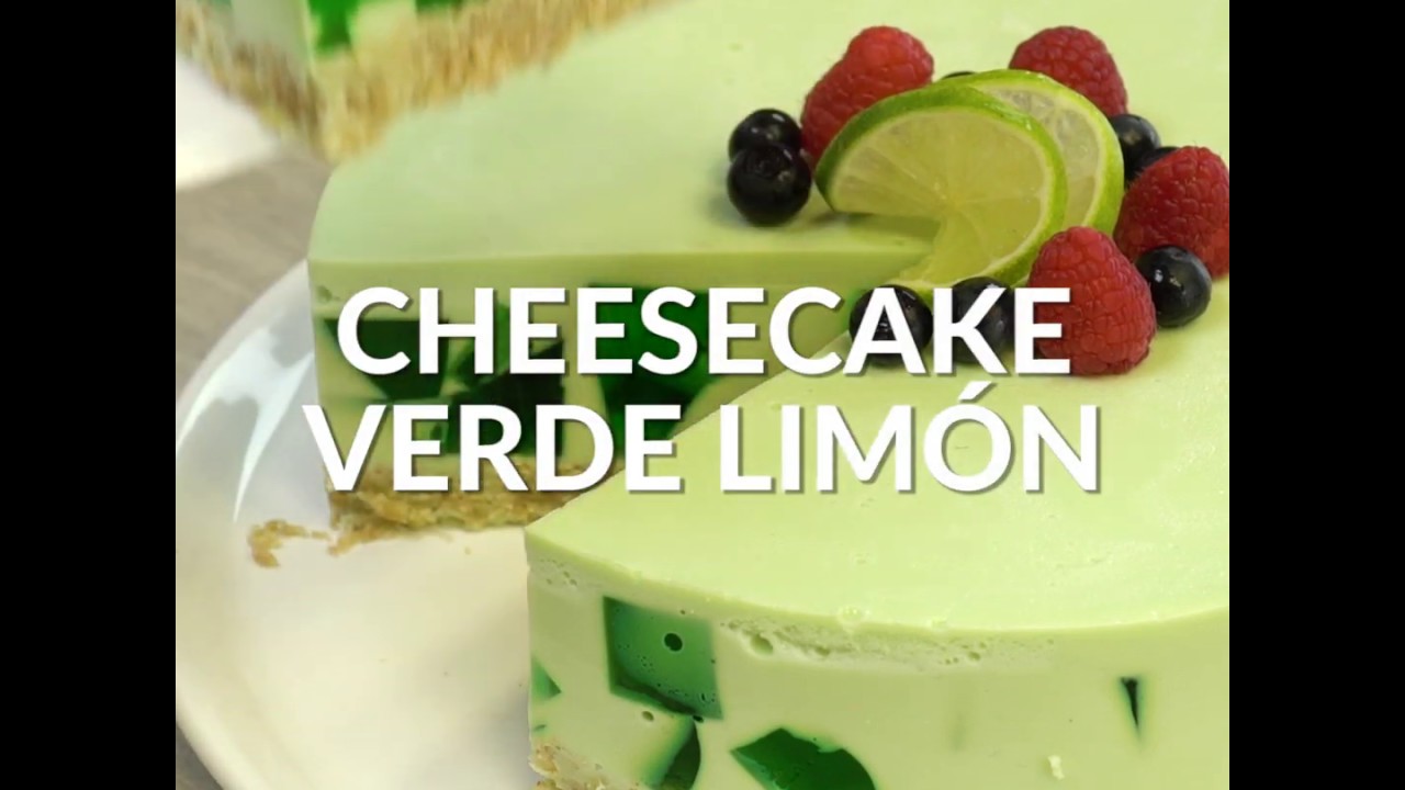 CHEESECAKE VERDE LIMON - YouTube