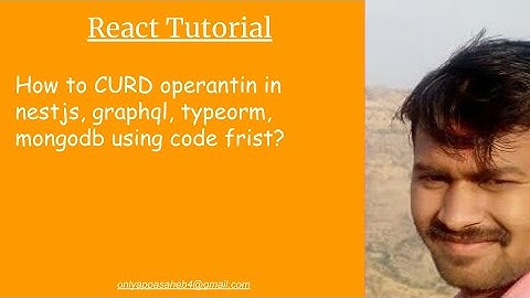 How to CURD operantin in nestjs, graphql, typeorm, mongodb using code frist?
