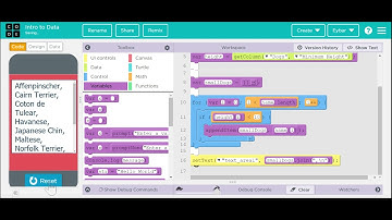 Unit 5 - Intro to Data & How to Filter Data w/ Integers & Strings - Code.org APCSP