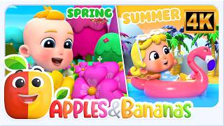 seasons song kids learn four seasons preschool kindergarten