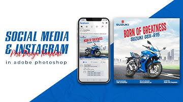 Bike Social Media & Instagram Post Design In #adobephotoshop