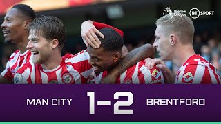 Man City V Brentford 1-2 Toney Brace Secures Away Win At Etihad Premier League Highlights