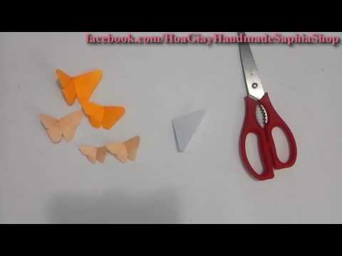 Bướm Origami | Cách gấp Bướm Giấy Origami | Bướm Giấy _ Made by Saphia | Foci