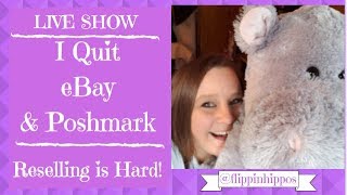 LIVE SHOW: I Quit eBay & Poshmark | Reselling is Hard! видео