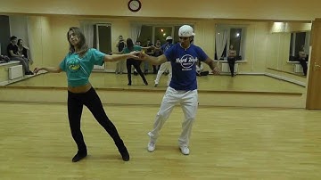 Zouk Class 30.01.12 at Brazuka Dance School - Wakko Oliviér & Маша Величкина