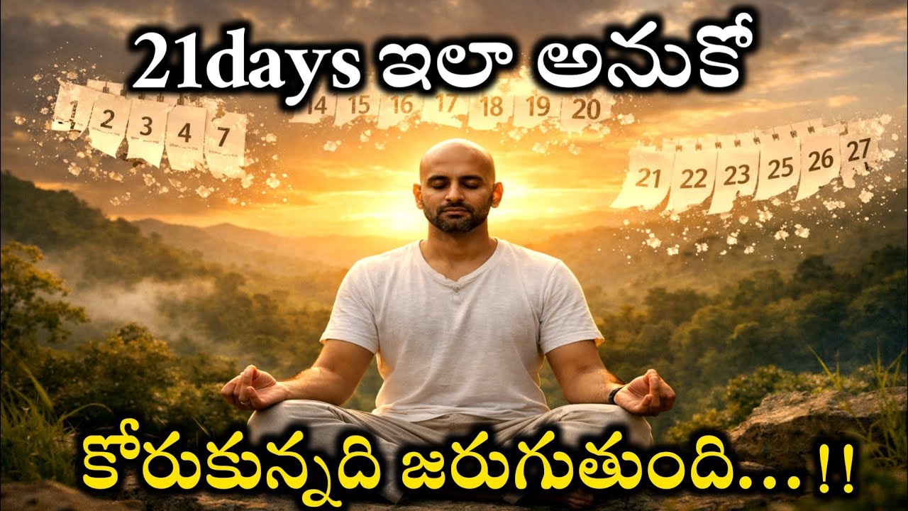 21days ఇలా అనుకో కోరుకున్నది జరుగుతుంది||#lawofattraction||@moneymantra19 