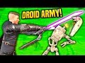 LIGHTSABER SLICES THROUGH BATTLE DROID ARMY - Blades and Sorcery VR Mods (Star Wars)