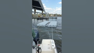 Dock Blocks™ Docking System being towed