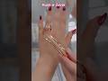 Ring & Bracelet Set in 18K Gold ✨ Perfect Matching Jewelry for Girls | Arabic Jewelry Design