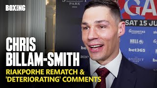 Chris Billam-Smith Responds To Riakporhe Comments & Talks Rematch