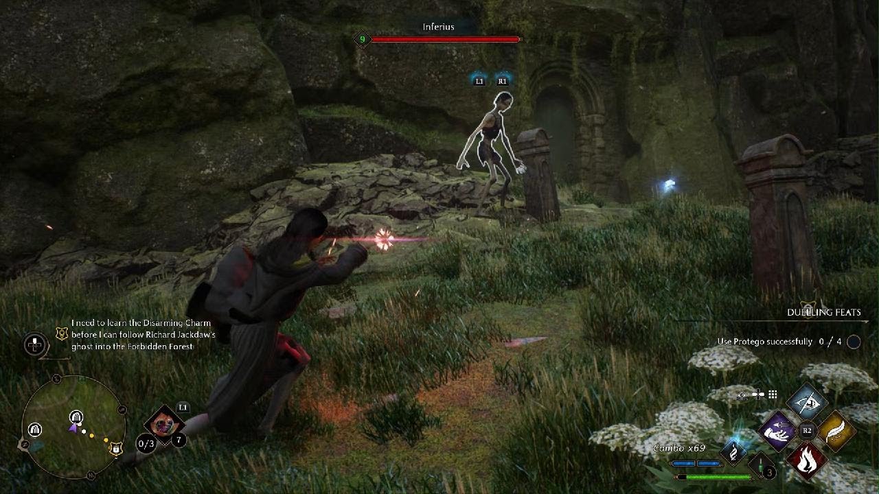 EASY Combo 100 trophy and/or achievement for Hogwarts Legacy