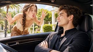 Wild Girl Uses a CEO’s Car as a Mirror—He Watches Her and Falls Hard!