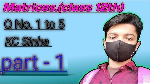 k c Sinha solution 5.2 questions number 1to 5 for class 12th