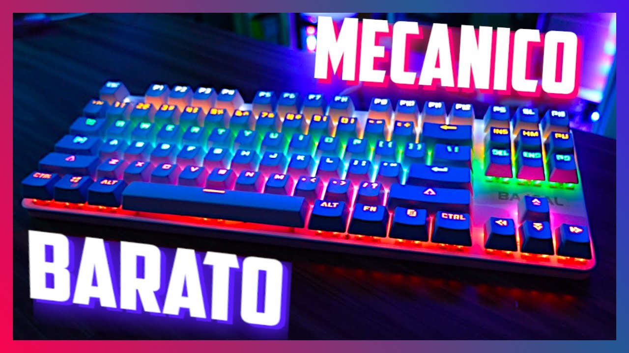 ESSE É O MELHOR TECLADO MECANICO BARATO NA CASA DOS R$ 100 REAIS ...