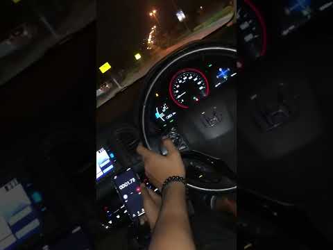 Vezel hybrid 0-100 test, top record, on sport mode