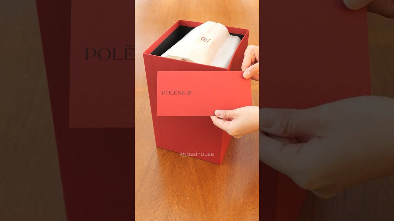 Unboxing Polene Lopio bag - Limited edition for Lunar New Year 
