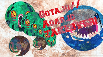 Agar.io // Gota.io Takeover! Tricksplit em!