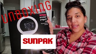 NEW SUNPAK RING LIGHT 12&#39;&#39; Bi-Color TABLETOP Vlogging kit/ UNBOXING &amp; REVIEW #ringlight #UNBOXING