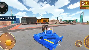 Tank Robot Car Game 2020 - Robot Dinosaur Games #2 - Android Game