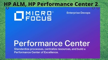 How To Using The HP ALM & HP Performance Center Softwares - 2