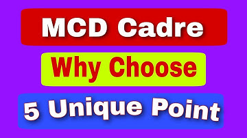 MCD CADRE | 5 unique point why you should choose MCD cadre