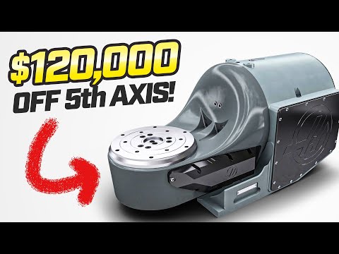 I Instantly saved $120,000 with this 5 Axis Idea! | Haas TRT210