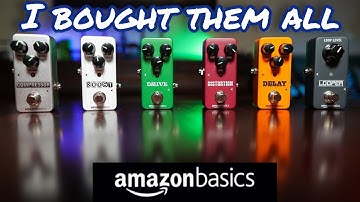Every Amazon Basics Guitar Pedal - I wanted to hate them...