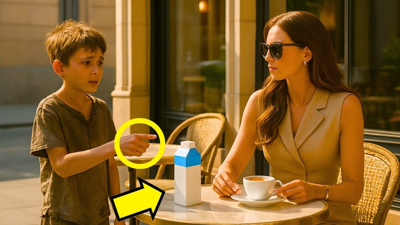 ESTA LECHE ESTÁ VENCIDA, ¿PUEDO TOMÁRMELA… PREGUNTÓ EL NIÑO DE LA CALLE A LA MILLONARIA…