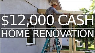 $12,000 CASH House! - Front Porch Roof Framing - #35