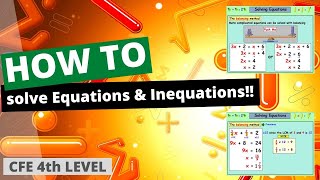 Details Solving Equations - The Balancing Method with multiplying brackets Update