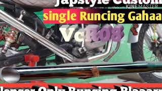 Knalpot Runcing Blaarr Japstyle Custom Vcr08