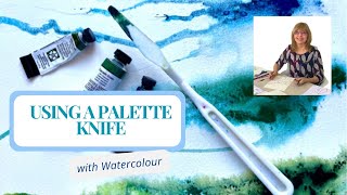 Datos Arty tip - Using a palette knife with watercolour Actualización