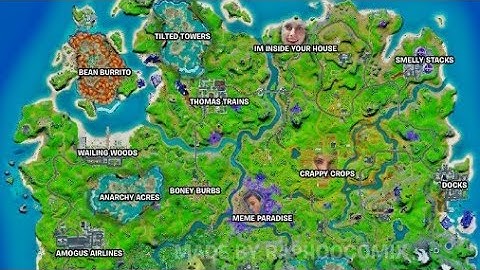 FORTNITE MEME MAP CONCEPT! @RaphooComix