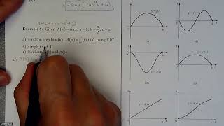 Calc 1 - Definite Integral – Finding and Graphing an Area Equation of a Trig Function
