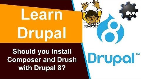 Should you install Composer and Drush with Drupal 8?