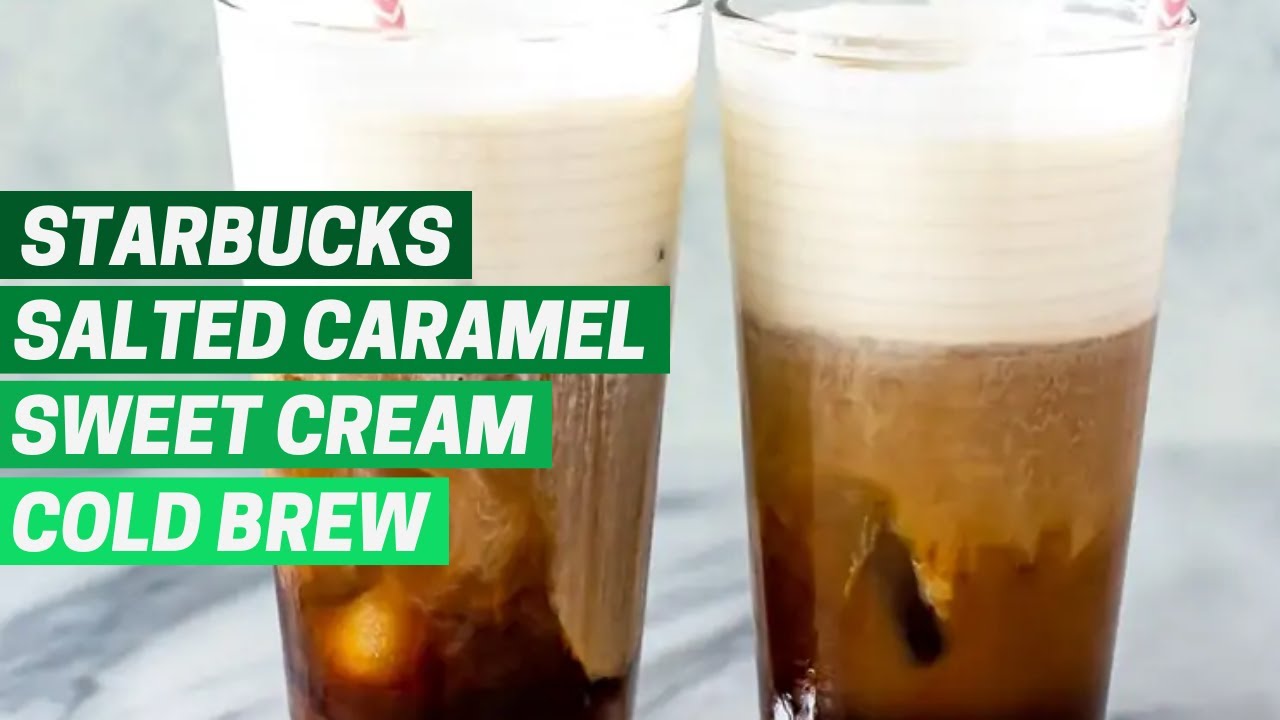 Copycat Starbucks Salted Cream Cold Foam Cold Brew - Cass Clay Cooking