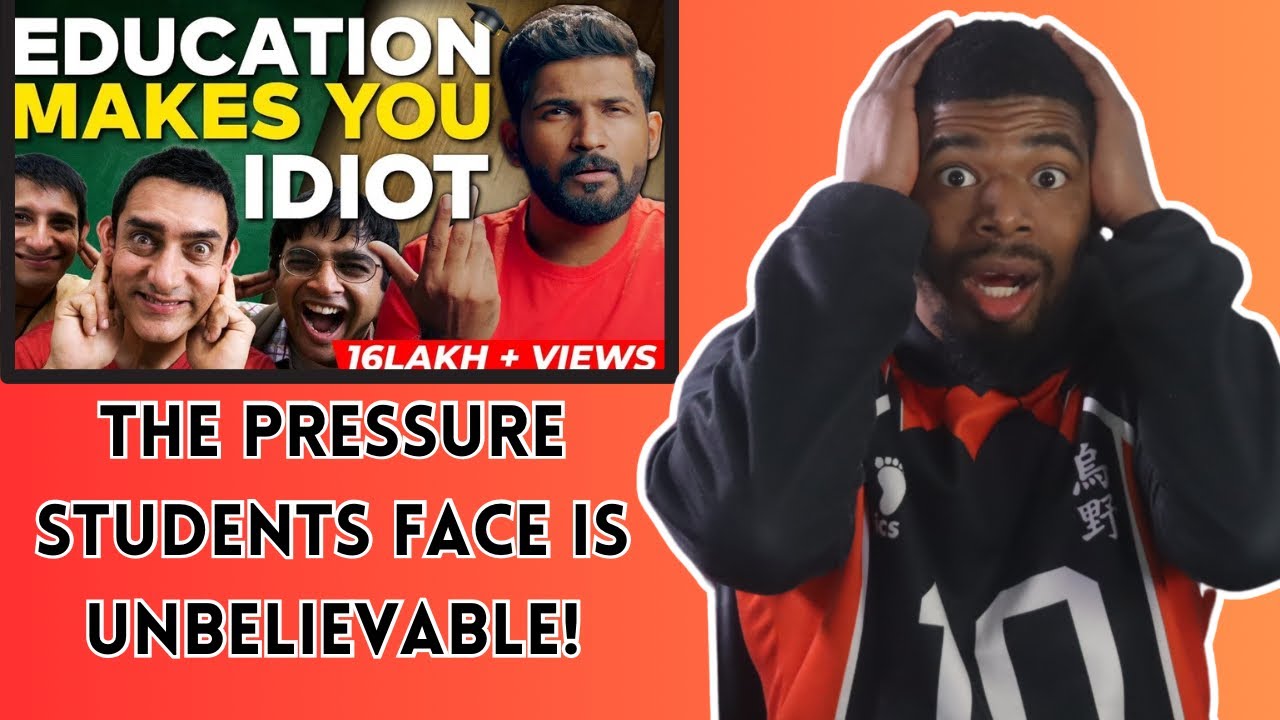 AMERICAN REACTS TO Indian Education System SUCKS | Problems with Indian ...