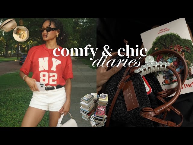 cozy home vlog 💌 family | enjoying nature| vintage bookstore| small town life| comfychic diaries class=