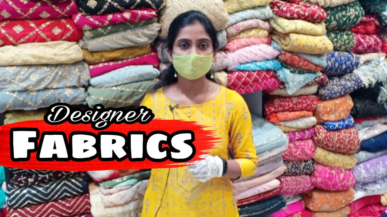 Designer FABRICS Wholesale & Retail Price in Laad Bazaar Hyderabad ...