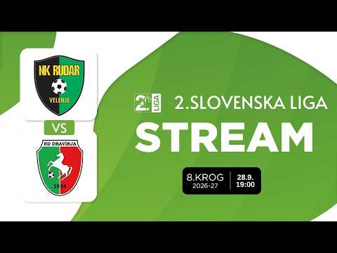 Rudar Velenje - Dravinja I 8. krog 2.SNL 2026/2027 I Prenos
