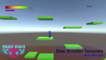 Side Scroller Game Template  - Made With Unity3D Bolt